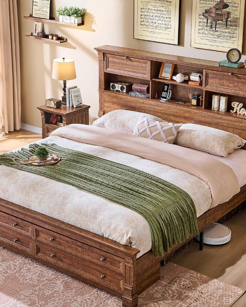 A T4TREAM bedroom, lived in