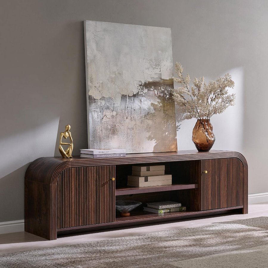 T4TREAM 70" Modern Fluted TV Stand