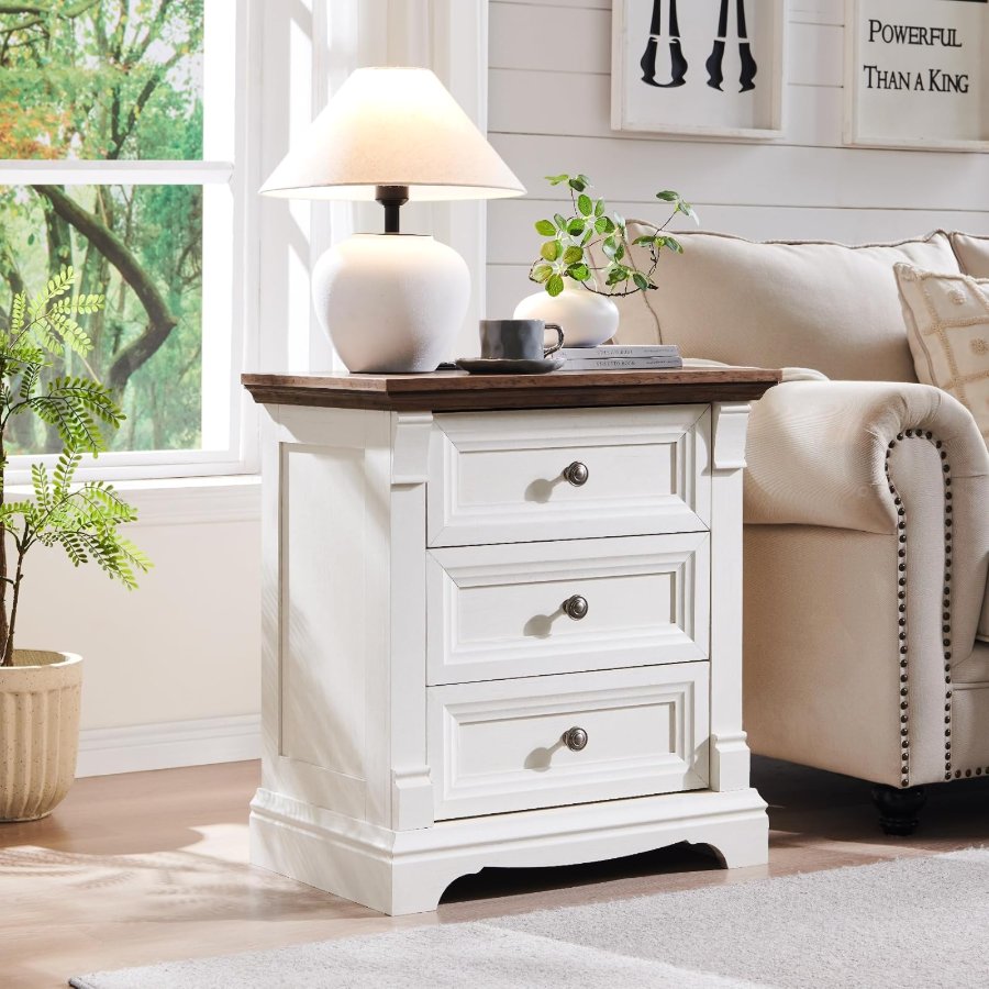 T4TREAM Farmhouse 24" Wide Nightstand