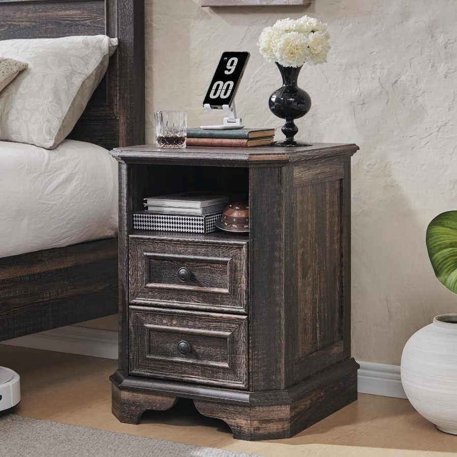 T4TREAM Farmhouse Nightstand