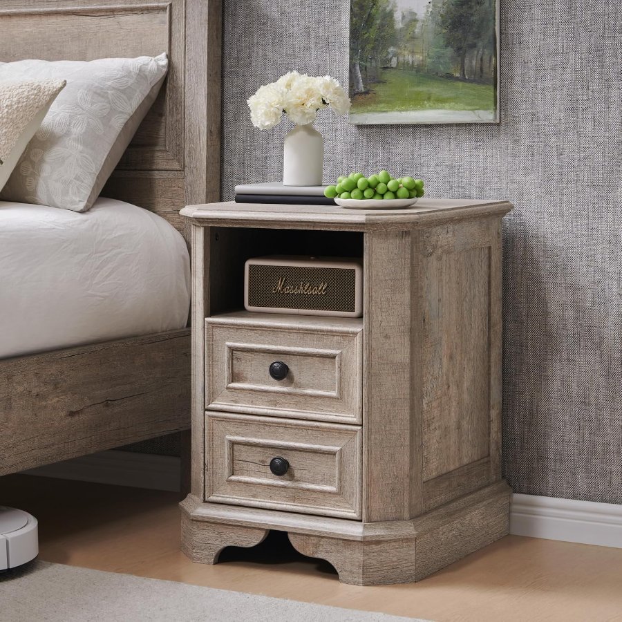 T4TREAM Farmhouse Nightstand